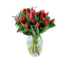 Boeket tulpen love rood