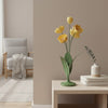 Metalen Tulpen Geel (±38 cm)