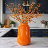 glazen vaas oranje