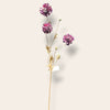 Bonrosa exclusive flowers kunstmatige Scabiosa tak met dieppaarse bloemen en realistische details voor interieurdecoratie