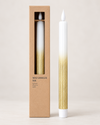 Led kaarsen wit goud