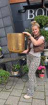 Metalen pot chloé goud