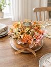 Zijden bloementaart peach blush
