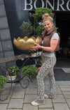 Schaal metaal goud lotus