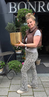Metalen pot chloé goud