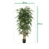Bamboe deluxe kunstboom 210cm