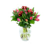 Boeket tulpen love roze rood