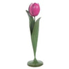 Metalen Tulp Fuchsia Roze (±34 cm)