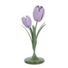 Metalen Tulp Lila (±31 cm)