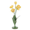 Metalen Tulpen Geel (±38 cm)