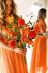 Zijden boeket zijden bloemen