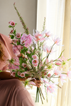 Zijden boeket zijden bloemen
