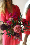 Zijden boeket zijden bloemen kunst boeket