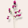 Bonrosa exclusive flowers kunstmatige Bougainvillea tak met dieproze bloemen en groene bladeren voor interieurdecoratie