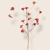 Bonrosa exclusive flowers decoratieve kunsttak met dieprode bloesems voor een stijlvol en natuurlijk interieur