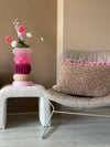 BonLifestyle Modulaire Vaas Vorm 2 Donker Roze 21x8 cm