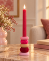 Led kaars rood