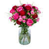 Boeket Johnson Rood en Roze Rozen