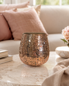 Theelichthouder oud roze