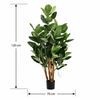 Ficus Audrey Kunstboom Deluxe 120cm