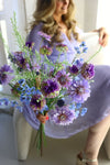 zijden boeket zijden bloemen